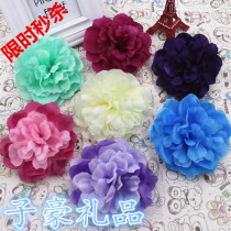 diy imitation straight flower small peony flower silk headdress clothing bag hat shoe decoration photography props scene arrangement 10CM