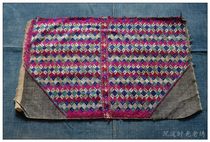 Zhuang brocade old brocade ethnic crafts Guangxi Zhuang Small Brocade 52 * 33cm ay238