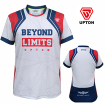 2018 New South Korea UPTON badminton suit mens and womens sportswear beyond the limit quick-drying short-sleeved T-shirt 1