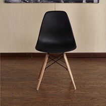 Fashion new Imus European dining chair simple solid wood plastic creative 4S shop rest leisure meeting negotiation