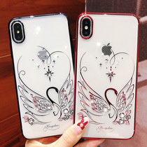 Apply upscale new iphone apple xs luxurious max phone shell xr female iponexsmax mas fashion iohone water drill tidal xmax ipo