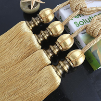 European curtain buckle strap lace hanging ball tassel pair of cable tie tie tie rope ornament hanging ball belt living room