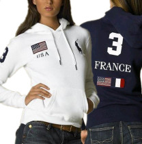 2020 Autumn womens sweater Korean version of tide girls fleece pullover American leisure sports long sleeve hoodie coat