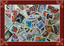 {Woozi Fairy Tales} US Foreign Letdown Stamps 100 different not to be repeated