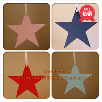 Christmas Stars Small Chandelia Cards Festival Of Mind Wish Wall Tree Blessings Cardbook Lucky Draw Card Message Card 50 sheets