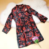 Handmade buckle antique Tang jacket windbreaker cheongsam dress