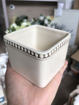 GG retro ceramic Square small jar
