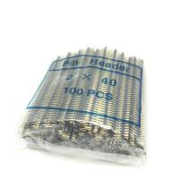 100 a pack of 2 54 spacing 2x40 double row pin double row pin pin 2*40P all copper gold plated