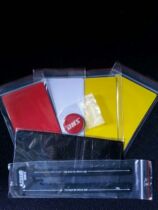 Red Shuangxi table tennis referee bag (picker red yellow and white brand gauge) Coach bag