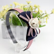 South Korea imported childrens hair accessories headgear big girl hair hoop Korean bow hair card has teeth
