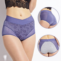 Physiological Underwear Lady Moonmenstrual Menstrual Leakage Sanitary Pants Girl No Marks Large Size Mid High Waist Casings Web Yarn Jacquard