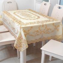 Lace plastic four-sided lace finished PVC waterproof tablecloth