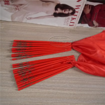 Factory wholesale custom dance props full red silk cloth dance chopsticks professional Mongolian dance chopsticks dance chopsticks