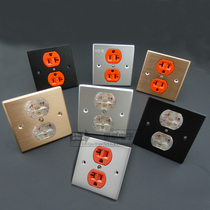 United States KING SNAKE SNAKE king premium pure copper American standard power outlet core panel fever socket set price