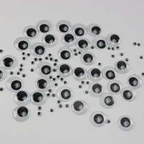 Spring Festival children diy with back glue creative handmade DIY black and white eyes with active eyeball parent-child Mauro materials