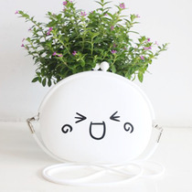 Harajuku super cute Yanji Jun single shoulder messenger silicone small satchel female soft cute cartoon cute mobile phone bag Cute bag