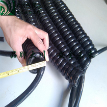 Factory direct high quality PU spring wire spiral cable PVC slingbow wire