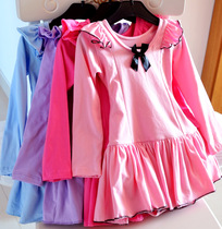 W064 Children's Dance Dress Ballet Dress Girls' Long Sleeve Training Dress in Autumn and Winter Children's Crotch Dance Dress