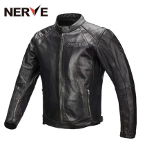 NERVE motorcycle leather vintage street car motorcycle racing riding clothes for men and women winter warm waterproof windproof