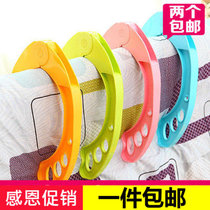 2 pieces of extra-thick plastic strong windproof clip quilt large clip drying quilt windproof oversized clip