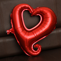 Wedding supplies wedding hook heart aluminum foil foil heart shaped balloon wedding arrangement love heart balloon courtship balloon