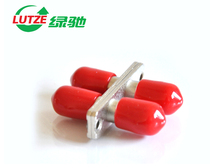 LUTZE green CHI ST duplex single multimode fiber flange coupling adapter connector telecom class