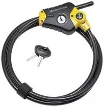 American Master adjustable cable snake lock 8413MCND long steel cable lock Bicycle lock motorcycle