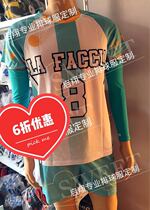 Spot men and women a piece of summer cool color matching Japanese volleyball uniforms a large number of customized discount