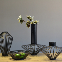 Nordic Country Ornaments Genguan Living Room TV Cabinet Creative Iron Art Vase Swing Pieces Modern Minimalist Soft Decorations