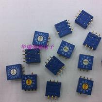 Rotary code switch Dip switch 0~9 10 bits 0-F 16 bits 3:3 4:1 pin patch