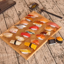 Simulation Food Sushi Model Props Salmon Shrimp Sashimi Body Eel Food Cuisine Storefront Shop Window Furnishing Decoration