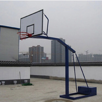 Standard Adult Basketball Rack Outdoor Half Box Basketball Rack Outdoor mobile Campus Blue Ball Rack 1