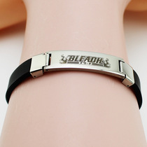 Grim Reaper Kurosaki Ichigo Flat Titanium Steel Bracelet Creative Design Simple Versatile Fashion Ins Style Stainless Steel Bracelet