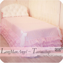 Korean romantic angel Korean romantic warm little princess Childrens girl bed sheet bed skirt wedding
