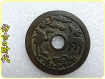 Antique spending money tired of money 2473 crane deer Qi Shou Jin Yushou long life rich exquisite