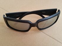 01 Sunglasses goggles Reflective glasses Anti-glare sunglasses Black frame cool sunglasses Wu windproof sunglasses