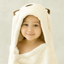 South Korea imported cute animal shape childrens bath towel baby newborn absorbent hat blanket beach towel