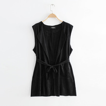 Ancient homemade custom made of deer leather velvet cardiff with sleeveless large code female fit 200 catty of medium length 100 hitchhiking horse chia