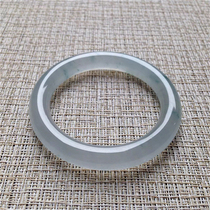 Ice floating flower round bracelet Myanmar natural old pit A goods Jade Jade jade bracelet children with certificate KQ009