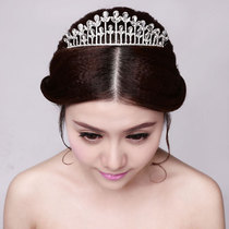 Clearance] Bride wedding dress accessories 18-year-old crown headdress Korean accessories hair accessories hair comb 604
