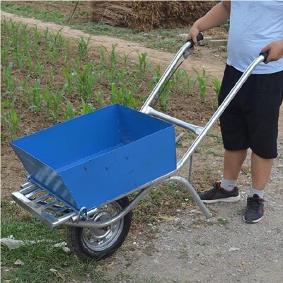 Workplace cart plate single wheel inside q pull farm handling car household flat tire unicycle mountain