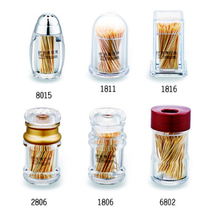 Toothpick bottle Toothpick cup Toothpick tube Acrylic toothpick bottle Transparent toothpick tube style multi-plastic tube