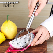 Shanghe stainless steel watermelon meat picker fruit slicer digging pulp separator scraper to remove flesh to seed melon sac