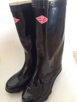 Tan snow special industrial and mining rubber high tube water boots non-slip wear-resistant thick water shoes