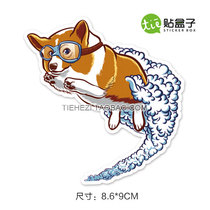 Kirky Cartoon Sticker Suitcase Dead Flying Sticker Suitcase Sticker Skateboard Sticker Cartoon Tide Card Sticker