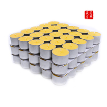 8-9 hours plant ghee lamp Aluminum shell candle cooking tea insulation burning lamp for Buddha