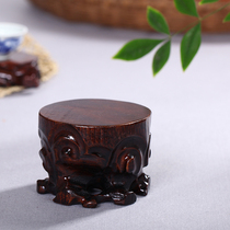 Haolinxuan Wood art root carving round root base Tea set base Vase base base