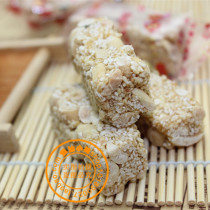 Chaoshan specialty white sesame crisp single strip independent packaging leisure refreshment low sugar white sesame strip 250g