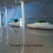 Supply seat sculpture FRP flowerpot seat ornaments Shenzhen Airport Fashion flowerpot seat landscape sculpture