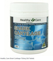 Healthy Care Shark Chondroitin 200 capsules 750mg Shark Cartilage